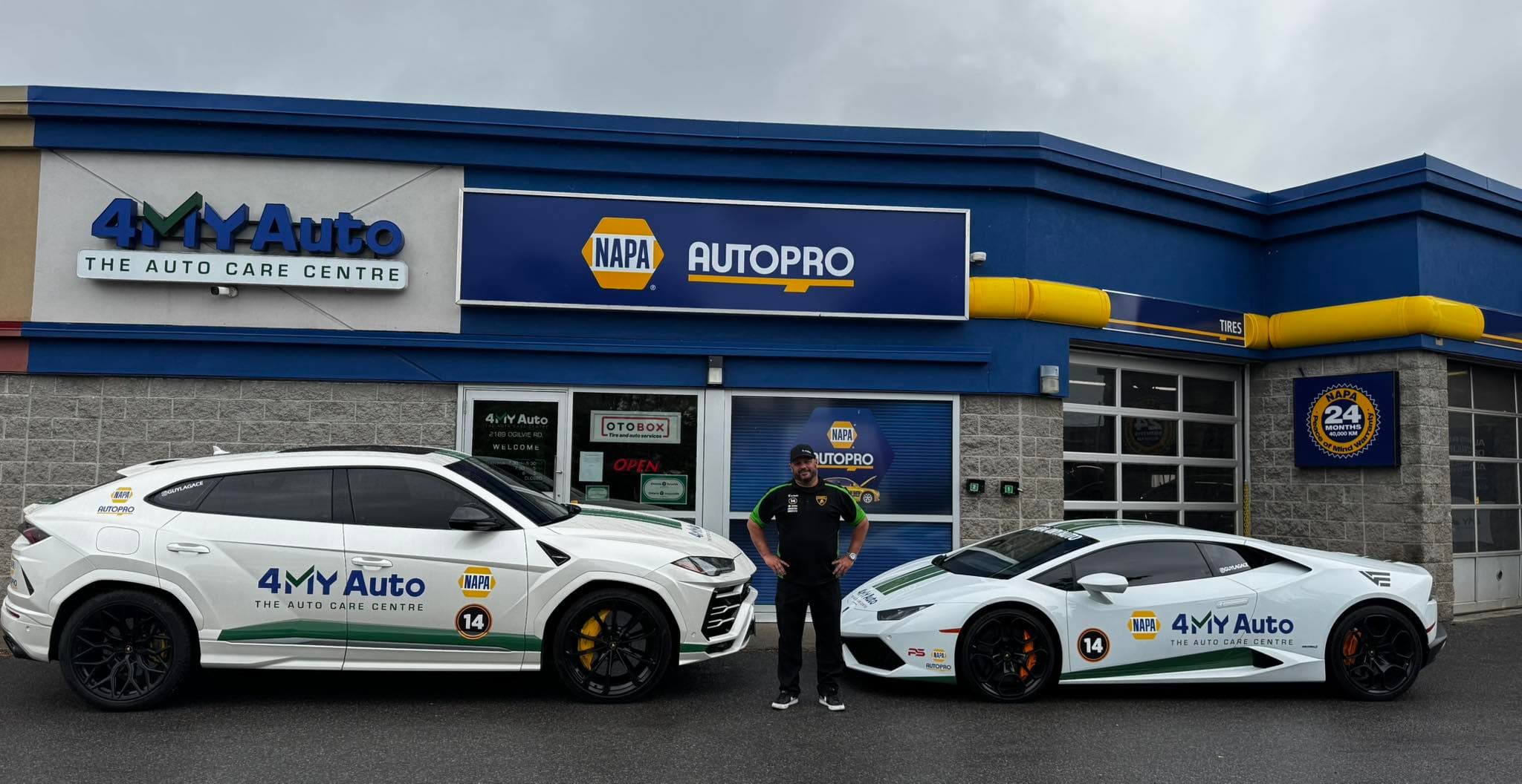 Guy Lagace with 4My Auto performance vehicles
